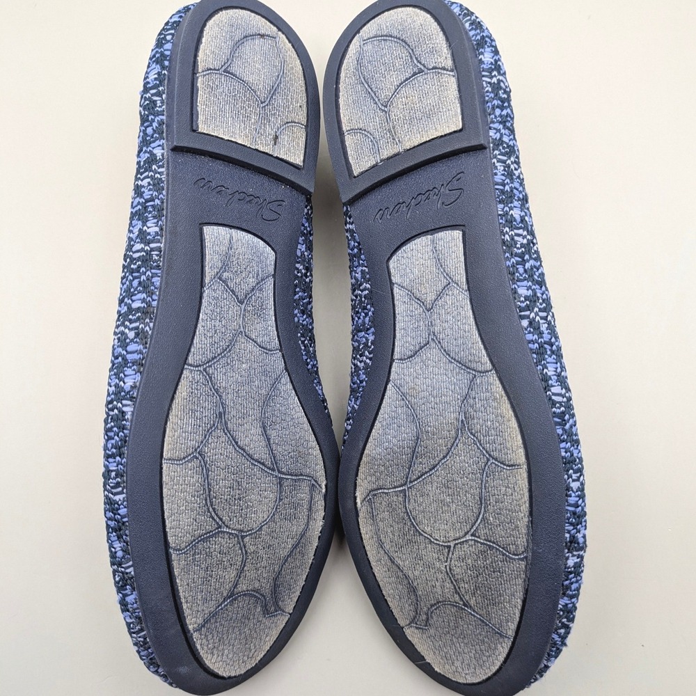 Skechers Slip-On Air Cooled Memory Foam Blue Fabric Sneakers Size 8 - Picture 7 of 8